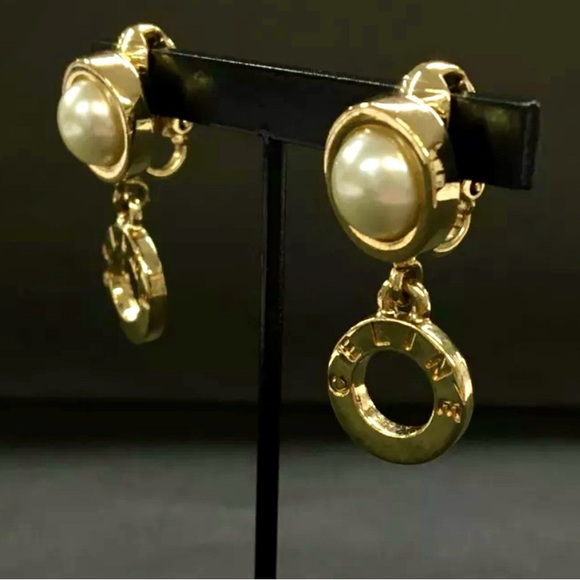 CELINE PHOEBE PHILO ERA EARRINGS - vintage - Picture 4 of 10